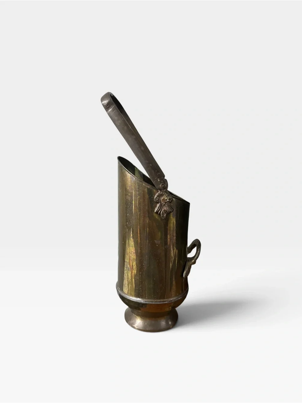 Antique Solid Brass Coal Scuttle